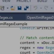 OpenXmlRegex
