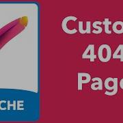 How To Create A Custom 404 Message On Apache
