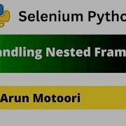 Handling Nested Frames In Selenium Python Selenium Python