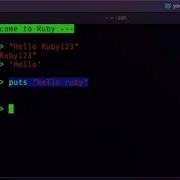 Introduction To Ruby And Interactive Ruby Irb