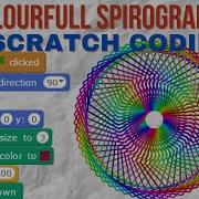 Colourful Spirograph In Scratch Coding Part 1