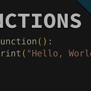 How To Define A Function In Python Functions Part 1