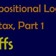 Propositional Logic Syntax Part 1 Well Formed Formulas