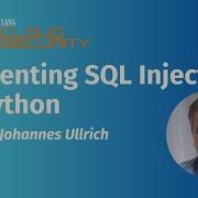 Preventing SQL Injection In Python