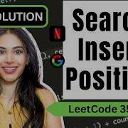 Search Insert Position Leetcode Binarysearch Topinterview150