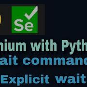Учебное пособие по Selenium с Python 23 команды ожидания явное ожидание