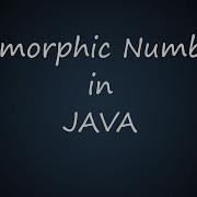 Trimorphic Number In JAVA BluejCode