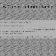Tutorial 9 Python Tuples