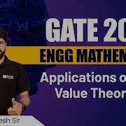 Applications Of Mean Value Theorems GATE 2023 Engineering Mathematics Free Online GATE Classes