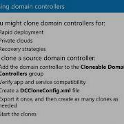 Cloning Domain Controllers