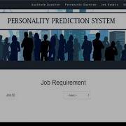 Personality Prediction System Through CV Analysis