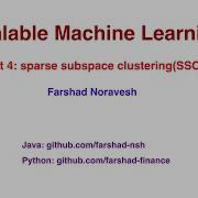 Part 4 Sparse Subspace Clustering SSC