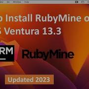 How To Install RubyMine On MacOS Ventura 13 3