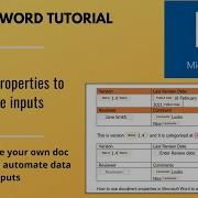 How To Use Document Properties In Microsoft Word To Automate Inputs Doc Properties