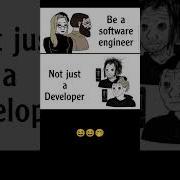 Developer Vs Software Engineer Big Difference Memes Youtubeshorts