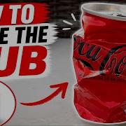 How To Make A Cube Can Cocacola Cube CanArt CreativeDIY Handmade AluminumCan Denting