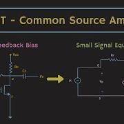 MOSFET Common Source Amplifier Small Signal Analysis Drain Feedback Bias