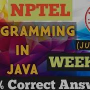Programming In Java WEEK 12 Quiz Assignment Answers 2020 NPTEL SKumarEdu