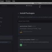 Install Autoclose Html Package On Atom