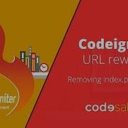 Codeigniter Tutorial For Beginners URL Rewriting Removing Index Php From URL Clean URL