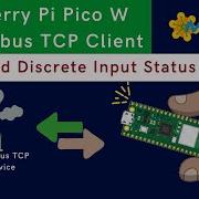How To Read Discrete Input Status Of Modbus TCP IP Device In Raspberry Pi Pico W Using MicroPython