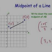 Midpoint Of A Line Corbettmaths
