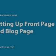 Fortune WordPress Theme Setting Up Front Page And Blog Page