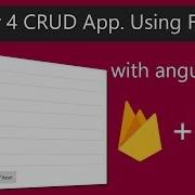Angular 4 CRUD Application Using Firebase