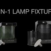WhitePython 4 IN 1 Lamp Fixture For Reptile Heating Compact Ceramic And Basking Lamp Solution