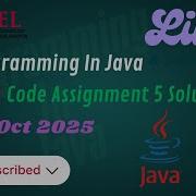 Programming In Java NPTEL Week 2 Assignment 5 Solution Jul Oct 2025 Full Explanation Java
