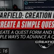 Starfield Creation Kit Tutorial 16 Create A Simple Quest