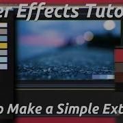 After Effects Simple Extension Tutorial