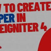 Codeigniter 4 Helper In Codeigniter 4