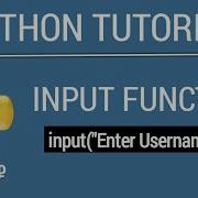Input Function Python Tamil Tutorial ICoding
