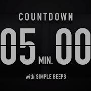 5 Minute Countdown Timer Flip Clock With Simple Beeps