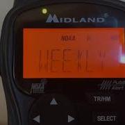 Required Weekly Test On NOAA Weather Radio Station WXL 46 Radio EAS 2
