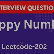Happy Number Python Code Leetcode 202