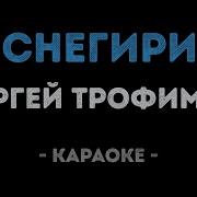 Сергей Трофимов Снегири Караоке