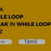 12 Java In Tamil While Loop Break Keyword In While Loop Even Odd Number Using While While Quiz