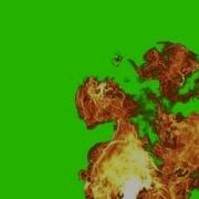 Fire Explosion Effect Green Screen 2 Free Use