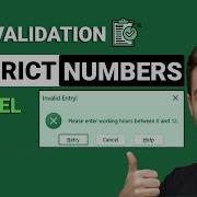 Excel Data Validation Prevent Wrong Entries