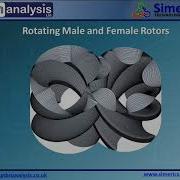 CFD Simulation Of A Screw Compressor Using Simerics By Virtura3D