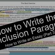 How To Write An Essay Conclusion Paragraph With Worksheet