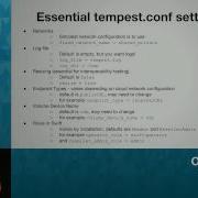 How To Configure Your Cloud And Tempest For Interoperability Testing