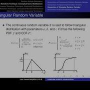 Simulation Modeling 37 Generating Triangular Random Variates
