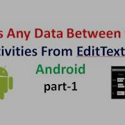 Android Application Development Tutorial 1 Passing Strings Between Activities