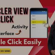 23 RecyclerView Click Listener In Android Interface Adapter Activity Explained