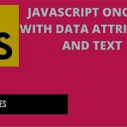 Javascript Onclick With Data Attributes And Text
