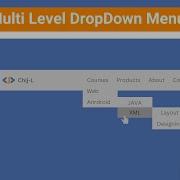 Multi Level Dropdown Menu Using HTML CSS Multi Level Dropdown Navigation Menu With Submenu