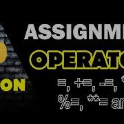 Python 3 Tutorial Assignment Operators